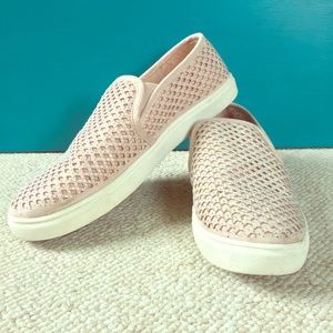 Material Girl Blush Pink Rhinestone Sneakers